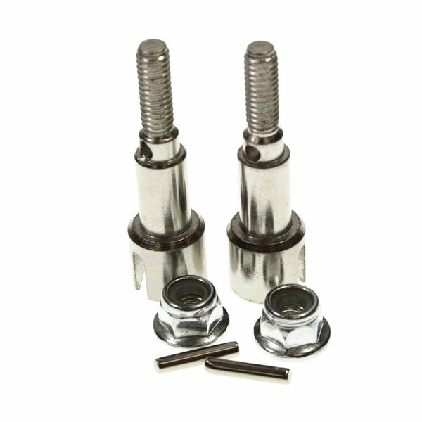 Racers Edge 1-10 Scale Metal Rear Wheel Shafts Pins & M4 Lock Nuts for Slyder RCE6407